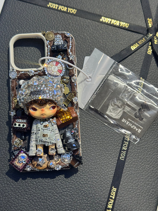 Hirono Handcrafted Diamond Phone Case