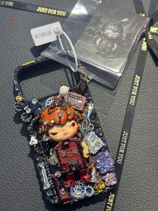 Hirono Handcrafted Diamond Phone Case