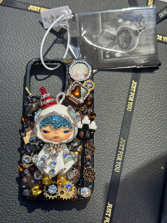 Hirono Handcrafted Diamond Phone Case