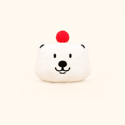 Daily White | Fluffy White Polar Bear Plush Charm