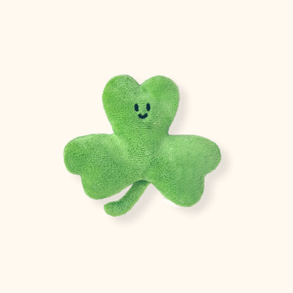 Daily White | Clover Plush Charm