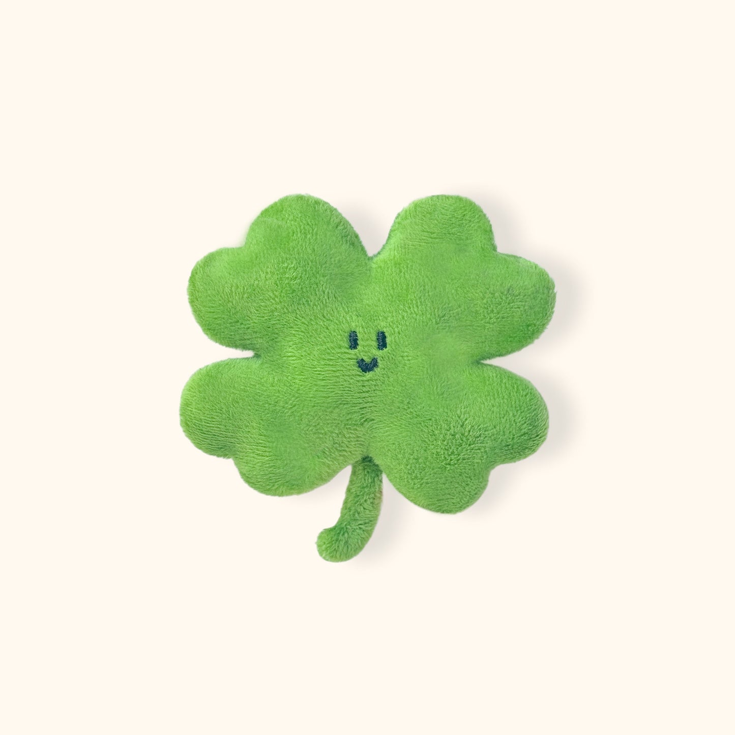 Daily White | Lucky Clover Plush Charm
