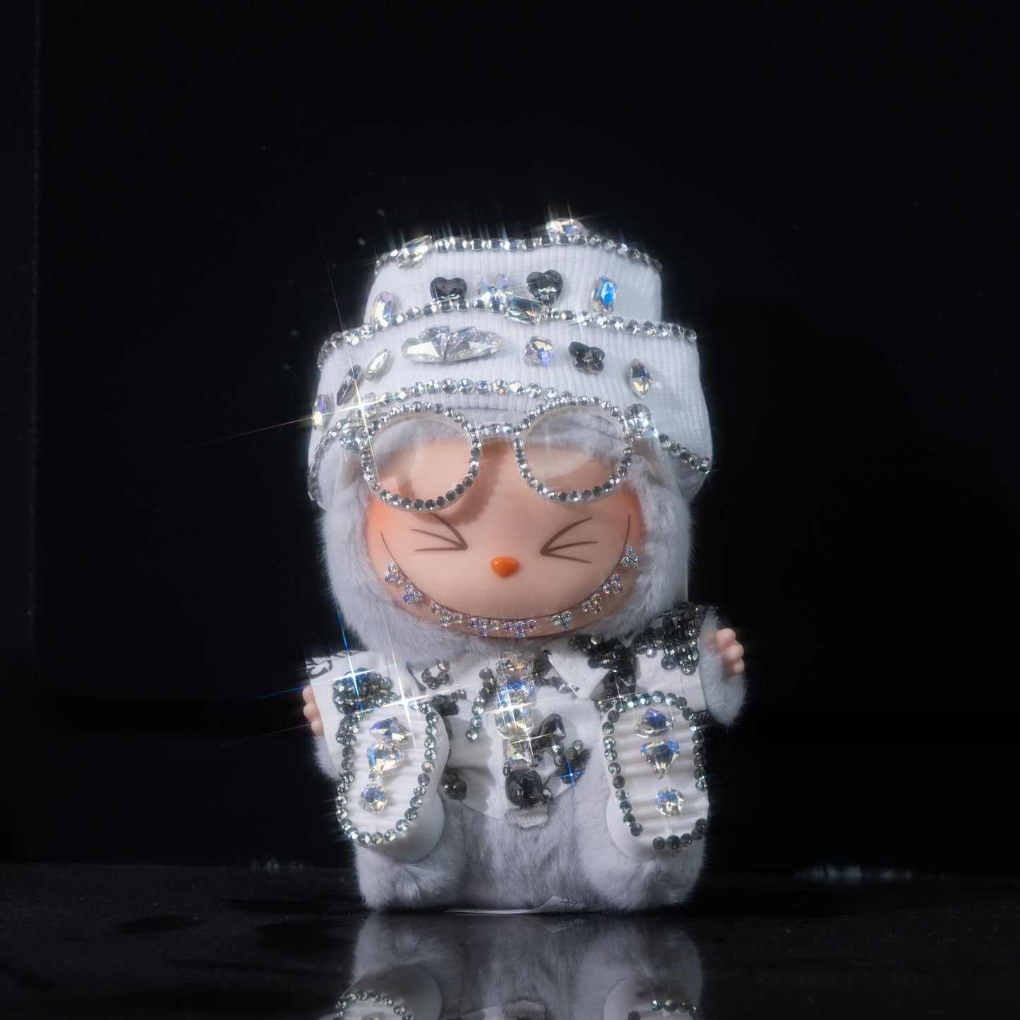 Labubu Handcrafted Diamond Pendant