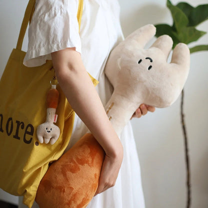 Daily White |  Tableware Plush Pillow