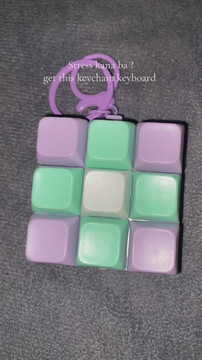 Stress-Relief Keyboard Keychain