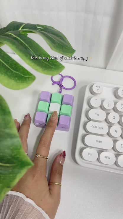 Stress-Relief Keyboard Keychain